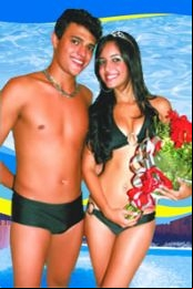 Garoto e Garota Piscina 2008: Marina Domingues (Sesi/Ascipam) e Anderson Andrade, (Clube Praça de Esportes do Pará)
